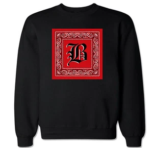 Red Rag Bandana YG 400 Still Brazy Compton Bompton 4 Hunnid Crewneck Sweater - Picture 1 of 1