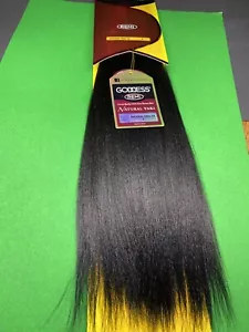 Sensationnel Remi Goddess_NATURAL_YAKI_100% Human Hair Remy_14"_#1 - Picture 1 of 4
