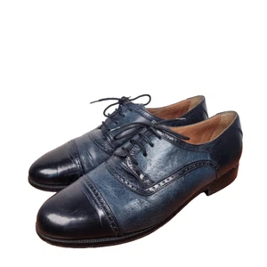 Brogue Oxford Trickers International Puntera Negra Reino Unido 9,5 UE 44 Hecho en Italia - Imagen 1 de 10
