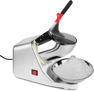 Electric Ice Crusher,110V Electric Ice Shaver Machine with Dual Blades,Bowl a... - Picture 1 of 1
