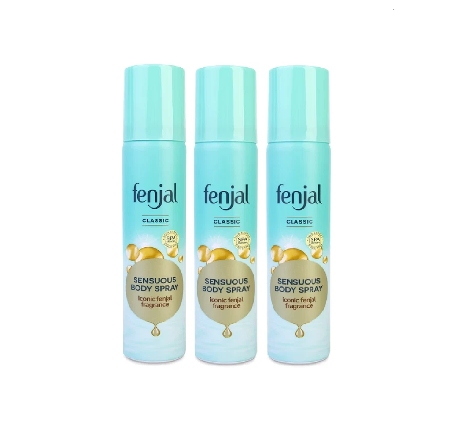 3 x Fenjal Classic Body Spray