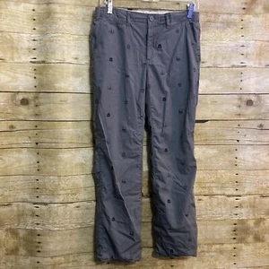 Gap Star Wars Size 12 Husky Flannel Lined Casual Pants Gray Adjustable Waist - Picture 1 of 13