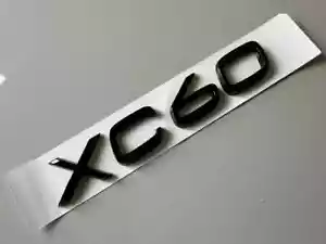 Insignia trasera negra brillante para Volvo XC60 números de coche brillantes letras XC 60 coche - Imagen 1 de 1