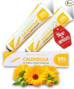 SBL Homeopathy Calendula Ointment Healing Cream Relief To Burns 25gm Pack Of 2 - Picture 1 of 3