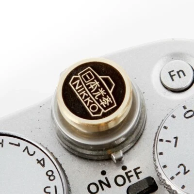 Yellow Brass Soft Shutter Release For Nikon Nippon Kogaku Tokyo Optical - Image 1 of 2