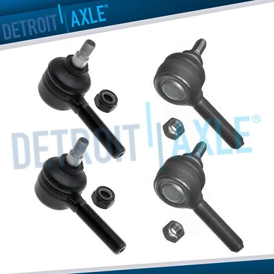 Front Left & Right Inner Outer Tie Rod End Links for 1982-1997 BMW 5 7 8 Series - Image 1 of 4