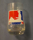 Vintage Pepsi Cola PCBA Commemorative Glass Dallas Texas 1975 Roundup '76 cowboy