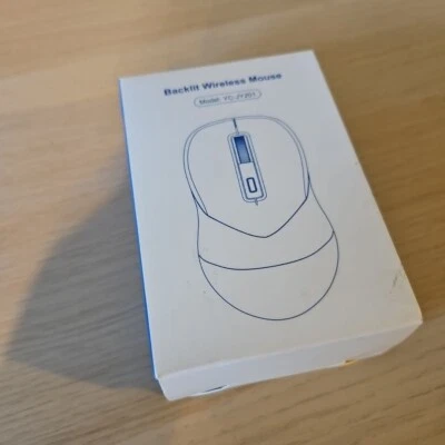 Backlit Wireless Gaming Mouse Black With 4 Adjustable DPI RGB - Image 1 of 4