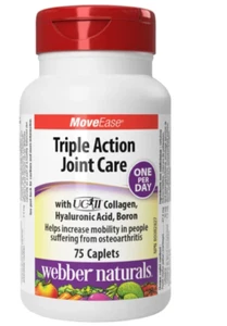 Webber Naturals Triple Action Joint Care, 75 caplets - Picture 1 of 2