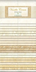 Jelly Roll Vanilla Cream Beige Cotton Fabric Wilmington 40 Strips 2.5" X WOF - Picture 1 of 1