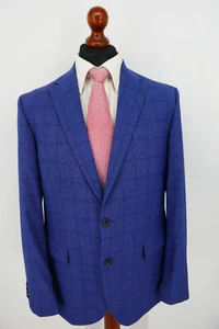 Canda Sakko Gr.52 Polyester Viscose Blau Grau Black Label NEU ohne Etikett - Bild 1 von 8