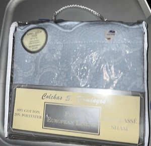 Colchas S Domingos King Sham Size 20"x36" Matelasse Sham80% Cotton 20% Poly New - Imagen 1 de 17