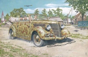 1/35 RODEN RD-820 Ford V8-G81 Cabriolet plastic model kit - Picture 1 of 4