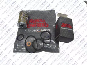 KIT DE SERVICIO DE ACEITE ROYAL ENFIELD PARTE NO. KLA00024 GENUINO - Imagen 1 de 4