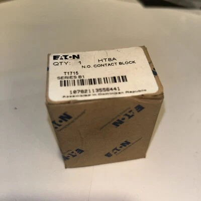 Eaton HT8A N.O. Contact Block T1715 Series B1 New In Box - Image 1 of 2