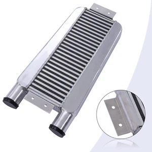 Aluminum2.5" Universal Intercooler Turbo Front Mount Inlet/Outlet Same One Side - Bild 1 von 12
