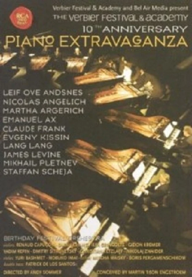 LEIF OVE ANDSNES/MARTHA ARGERICH/UVM - PIANO EXTRAVAGANZA (VERBIER)  DVD NEUF - Photo 1/1