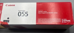 Genuine Canon 055 BLACK Toner Cartridge LBP660C MF740C - Open box, NEW - Picture 1 of 3