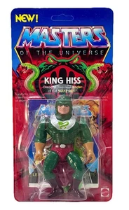 King Hiss Masters Of The Universe Motu Vintage Mattel Complete + Custom Card - Picture 1 of 7