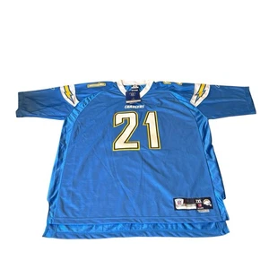 Reebok Authentic San Diego Chargers LaDainian Tomlinson Powder Blue Jersey XXL - Picture 1 of 11