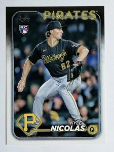 2024 Topps #408 Kyle Nicolas RC - Picture 1 of 2