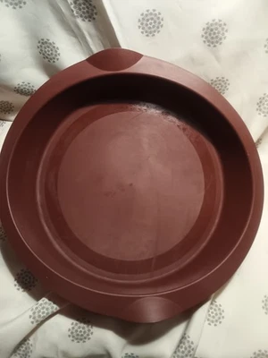Tupperware Glatte Runde Springform Silikon 26 cm braun Neu - Bild 1 von 3