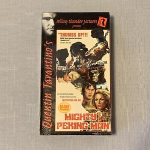 The Mighty Peking Man VHS 1977 Quentin Tarantino Sealed Demo Promo Screener Tape