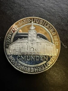 1978 Austria - 100 Schilling Coin - Gmunden - KM# 2938 - Proof- D31904 - Picture 1 of 2