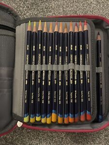 Derwent 2301844 Inktense Permanent Watercolour Pencils Set of 72, in Fabric Case