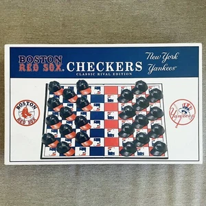 VTG Boston Red Sox vs New York Yankees Classic Rival Edition Checkers Board Game - Picture 1 of 3