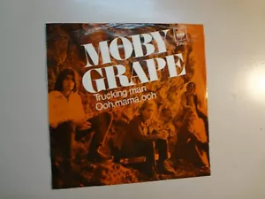 MOBY GRAPE: Trucking Man 1:58- Ooh Mama Ooh 2:23-Norway 7" 69 CBS Recs. 3945 PSL - Picture 1 of 4