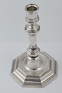 Christofle Kerzenleuchter Kerzenständer eckig klassisch versilbert 727g. 1564A - Bild 1 von 7