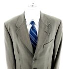 Givenchy Monsieur Wool 3 Button Sport Coat 40R Green Tan Check