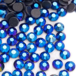 1440 Stck. HotFix Strass Bügelperlen Charmant Flatback Saphir AB SS6 2 mm - Bild 1 von 7
