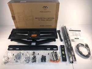 Soporte de pared para TV PERLESMITH movimiento completo para la mayoría de los televisores planos/curvos de 32-55 pulgadas 99 lb. - Imagen 1 de 10