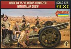 STRELETS Miniatures 1/72 ?World War II Obice da 75/18 Mod 35 Howitzer & Italian 