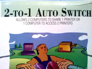 Woods Auto Switch 2-to-1 Sharing - New/Old Stock Computer Accessory - Picture 1 of 7