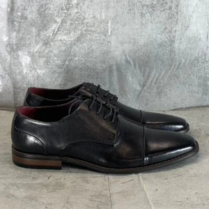 VINTAGE FOUNDRY CO. Men's Black Leather Taylor Lace-Up Oxford Shoes SZ 11 - Picture 1 of 12