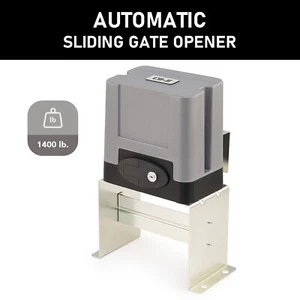 CO-Z Automatic Sliding Gate Opener Electric Remote Rolling Driveway Gate 1400lb - Picture 1 of 8