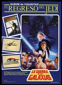 STAR WARS 1984 Argentina Return of the Jedi Sticker Album Unused *Please Read* - Picture 1 of 9
