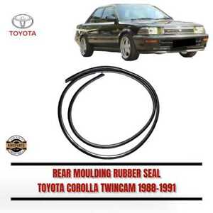 Toyota Corolla 1988 - 1991 Rear Back Window Moulding Rubber Seal Trim 7557112280