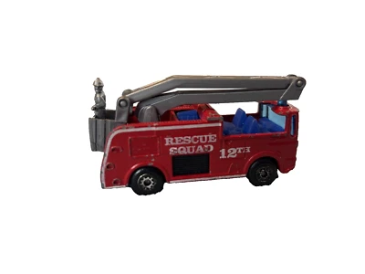 1981 MATCHBOX RED SNORKEL RESCUE SQUAD FIRE VEHICLE ! FAST SHIPPING ! - Image 1 of 3