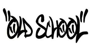 Old School Decal Sticker 14 Colors Car Fits Ford Chevy Honda Mazda VW Motorcycle - Picture 1 of 3