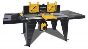 ToolTronix 1800W Bench Mounted Electric Router Table Aluminium 460mm x 335mm NVR