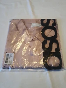 Herren 3XL Asos Oversized Satin Hemd Dusty Pink - Bild 1 von 7