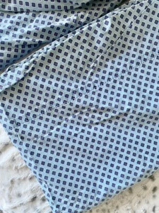 RALPH LAUREN Twin Size Bed Sheet Set - Studio Foulard Blue/Seaview  100% Cotton - Picture 1 of 8