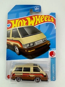 Hot Wheels 1989 Toyota Van Tan Brown HW J-Imports 2023 - Picture 1 of 8