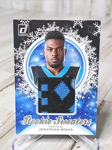 2023 Panini Donruss Rookie Sweaters Jonathan Mingo Carolina Panthers RC Relic - Picture 1 of 5