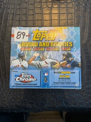 2002 Topps Traded Rookies MLB Baseball HTA 10 PACKS 35 cards FACTORY SEALED BOX - Image 1 of 4