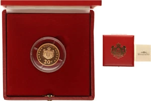 Monaco 20 Euro 2002 Goldmünze Fürst Rainier III. PP * Polierte Platte   73319 - Bild 1 von 2